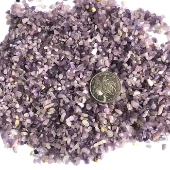 Prírodné suroviny crystal fialová sľudy bubnové štrku rock stone lepidolite čipy quartz