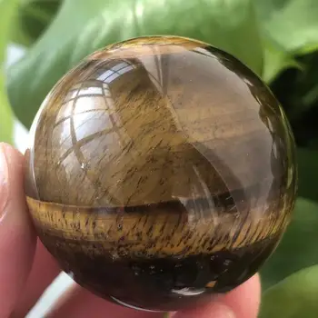 Prírodné Tigrie oko crystal ball pre dekorácie, liečivý kameň 20 mm Reiki a kremeň, pre domáce dekorácie, domáce, 1 darček