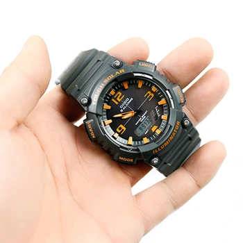 Príslušenstvo hodinky mužov a žien živice popruh pre Casio hodinky s puzdrom AQS810W silikónové gumy náramok, hodinky, s puzdrom