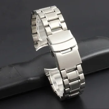 Príslušenstvo hodinky pánske nerezová oceľ remienok Pre Casio Seiko Občan Tissot Armani 18 20 22 mm dámy nepremokavé popruh prackou