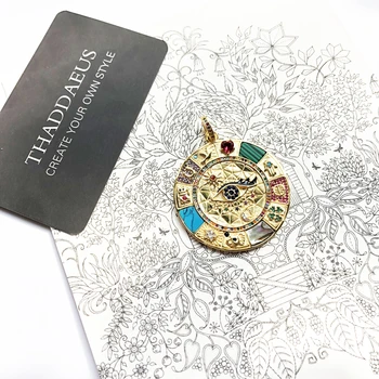 Prívesok Magický Amulet Lucky Symboly,2020 Lete Zlaté Šperky Vintage Čistý 925 Sterling Silver Mocný Dar Pre Ženy Muži
