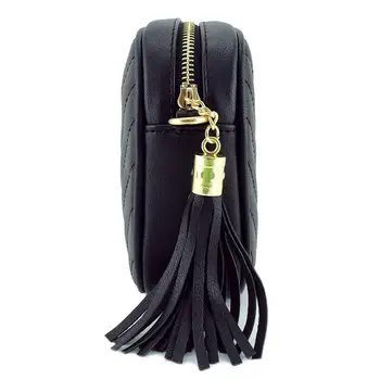 Prúžok malá taška cez rameno pre ženy, program messenger tašky dámy retro PU kožené kabelky peňaženku s strapce žena crossbody taška #15