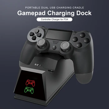 PS4 Ovládač Radiča Rukoväť USB Nabíjací Stojan Rýchle Nabíjanie Dokovacou Stanicou Gamepad Pre Playstation 4 PS4 Slim Pro Stojan