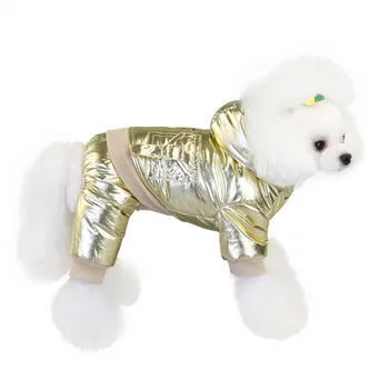 Psa Oblečenie V Zime Teplý Pes Snehu Kabát Nepremokavé Jumpsuit Zahustiť Pet Oblečenie Pre Yorkshire Teddy Pug Psov, Oblečenie Bundy