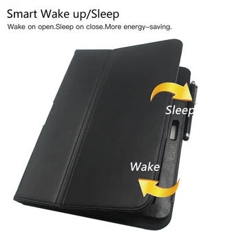 PU Kožený obal Pre Google Nexus 10 palcový tablet slim folio flip smart stand pokrytie prípad s sleep/wake Up + dva darčeky zadarmo
