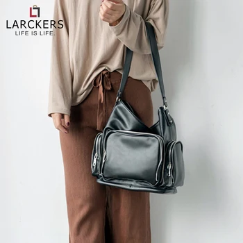 Pu ramenní taška vintage presklené kožené ženy taška multis pevné vrecká denne všetkých zápas kapacita utility taška pre ženy