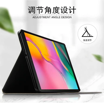 Puzdro pre Samsung Galaxy Tab A 2019 SM-T510 SM-T515 T510 T515 Tablet kryt Stojan Prípade Tab 10.1