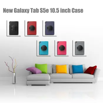Puzdro Pre Samsung Galaxy Tab S5E T720 T725 Ťažké Hybridné Stojan, Kryt Shockproof Brnenie 360 Otáčaní Tabletu Späť Prípade