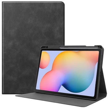 Puzdro pre Samsung Galaxy Tab S6 Lite 10.4 P610 P615 SM-P610 Premium PU Kožené puzdro Smart Cover, s Držiak na Pero Tabletu Funda