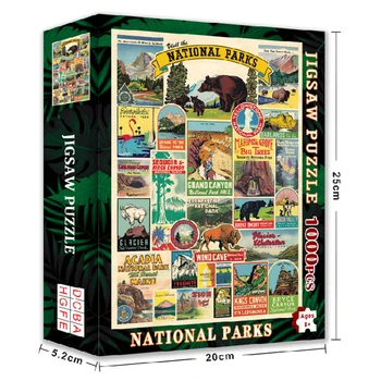 Puzzle 1000 kusy obrazová Skladačka Montáž Obrázok Puzzle Pre Dospelých Vzdelávacie Hračky Puzzle Sveta maľovanie hádanky juguetes
