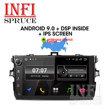 PX30 32G Android 9.0 autorádio dvd pre Toyota Corolla 1024*600 obrazovka autorádia stereo gps navigáciu video