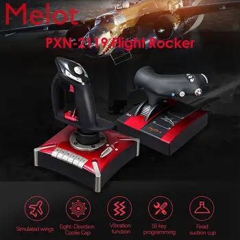 PXN-2119II Rocker Letu Herné Držať Ovládač Ovládanie Hry Gamepad Radič F3B0 pre PC nové microsoft lietania simulater 2020