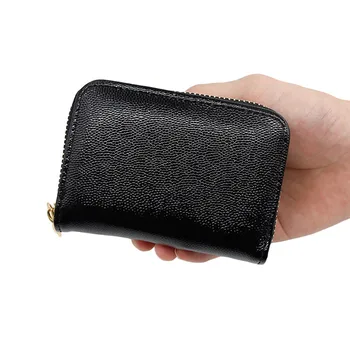 Pánske Dámske Kožené Mini Slim Peňaženky ID Kreditnej Karty Držiteľ Prípade Organizátor Kabelku