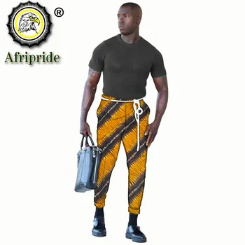 Pánske Nohavice Afriky Dashiki Vytlačené Nohavice Afriky Nosiť Módne Bazin Riche Plus Veľkosť Oblečenie Slim Fit S2011004