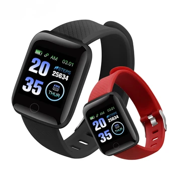 Pánske Srdcovej frekvencie Smartwatch 116Plus Žien Smart touch hodinky Športové Hodinky Smart Kapela Nepremokavé Smartwatch 2020