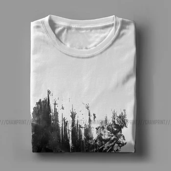 Pánske T-Shirt Umiera Svetlo Logo Novinka Tee Tričko Krátky Rukáv Zombie Beží Hra, T Košele Crewneck Originálne Oblečenie