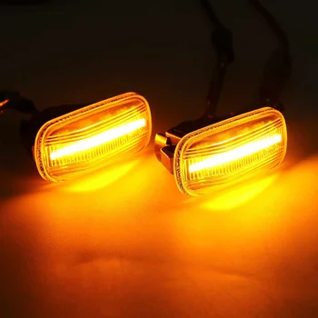 Pár Dynamické LED, Bočné Obrysové Svetlá 12V Tečie Zase Signálneho Svetla Strane Repeater Lampa Blinker Na Honda pre Občianske Fit Jazz Prúd