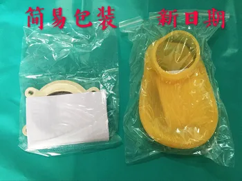 Pás umelé análny krúžok taška stolice emulzie taška latex falošné análny pad pick-up stomické taška defekácii hnoj taška opakovateľné použitie