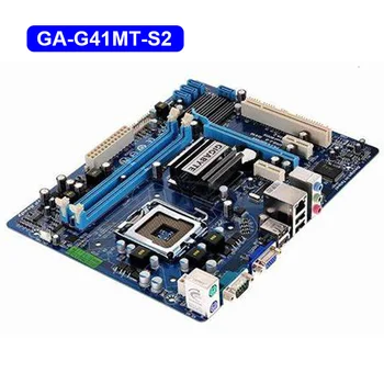 Pätica LGA 775 GIGABYTE GA-G41MT-S2 Ploche Dosky G41 Socket LGA 775 Pre Core 2 DDR3 8G Micro ATX Pôvodnej Doske DDR3