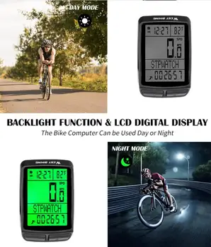 Päť Jazykov Bike Počítača Bezdrôtový Požičovňa Stopky Stopky Nepremokavé Meter Digitálne Snímače Cyklistické Rýchlomer Zariadenia