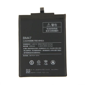 Pôvodnej BM47 4100mAh Batérie Pre Xiao Redmi 3S 3X Redmi 4X Redmi 3 / 3pro BM47 Telefón Náhradné Batérie + Nástroje