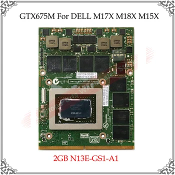Pôvodná Používané GTX675 GTX675M GTX 675M 2G 2GB Grafická Karta Pre DELL M17X M18X M15X N13E-GS1-A1 GTX675 Video Card Karty