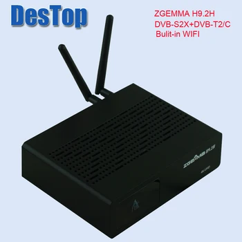 Pôvodná Verzia 4K UHD Set-Top Box ZGEMMA H9.2H Linux OS, DVB-S2X+DVB-C/T2 Prijímačov HEVC/H. 265 Dekódovanie bulit vo WIFI