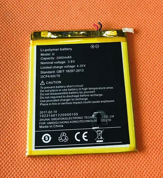 Pôvodné 2000mAh Batéria Batterie Batterij Bateria Pre UMIDIGI UMI G MTK6737 Quad Core 5.0 Palcový HD