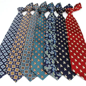Pôvodné 9 cm Prírodný Hodváb Kravatu Handmade Módy Mužov Krku Kravatu Multicolor Mužov Digitálna Tlač Kravaty Pre Strany Paisley Koberčeky Cravat