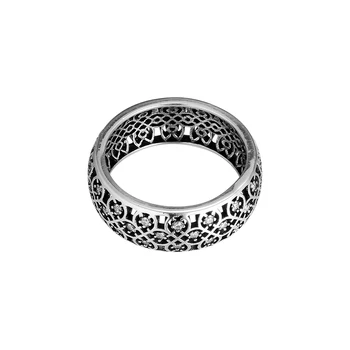 Pôvodné 925 Sterling Silver Dekoratívne Vintage Prsteň Cubic Zirconia Sa Hodí Pre Zásnubný Prsteň, Šperky Ženy Darček