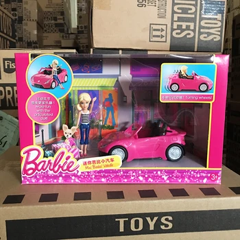 Pôvodné Barbie Bábika Mini Darček Auto Bábiky Boneca Módy Dievča Princezná Dar Deti Bábiky, Hračky pre Deti, Dievčatá Bábiky Baby