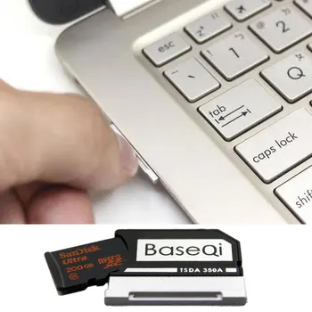Pôvodné Baseqi Hliníkové MiniDrive MicroSD, Adaptér Na Povrchu knihy Lenovo Yoga Dell XPS&Asus Zenbook Flip Notebook 13.5 palec
