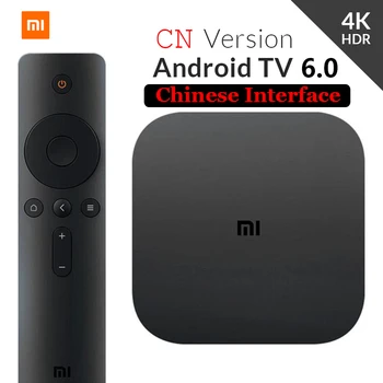 Pôvodné CN Verzia Xiao Mi Okno 4c 4K HDR Android 6.0 Amlogic Cortex-A53 Quad Core 1G 8G 2,4 GHz WiFi, Set top Box Media Player