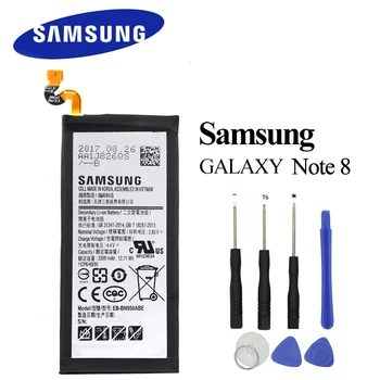 Pôvodné EB-BN950ABE pre Samsung Galaxy Note8 Batérie Poznámka 8 N9500 N9508 3300mAh Akku+bezplatné Nástroje s Sledovania