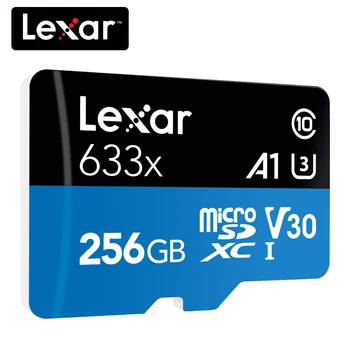Pôvodné Lexar 128 gb kapacitou 256 gb Micro SD Pamäťovú Kartu vysokej rýchlosti až Max 95M/s 64 GB Class10 633x cartao memoria de TF Flash Karty