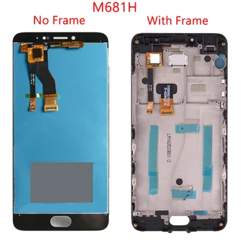 Pôvodné M681H LCD Pre Meizu M3 Poznámka M681H L681H Displej S Rámom Dotykový Displej Montáž 5.5
