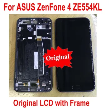Pôvodné Najlepšie Senzor Pre ASUS ZenFone 4 ZE554KL Z01KDA Z01KD IPS LCD Displej S Rámom+Touch Panel Digitalizátorom. Montáž
