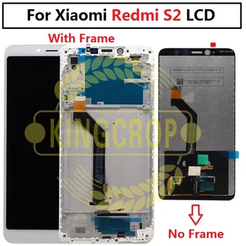 Pôvodné národné Pre Xiao Redmi S2 LCD displej+Touch panel Digitalizátorom. s rámom Pre redmi S2 displej
