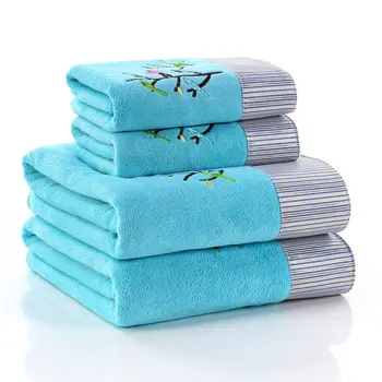Pôvodné priame nové tri-kus osuška non-čistá bavlna absorpčné rýchle sušenie uterákov, mäkké a pohodlné bez nepúšťa vlákna