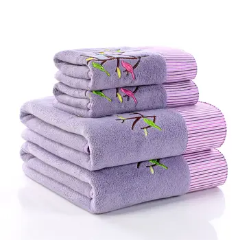 Pôvodné priame nové tri-kus osuška non-čistá bavlna absorpčné rýchle sušenie uterákov, mäkké a pohodlné bez nepúšťa vlákna
