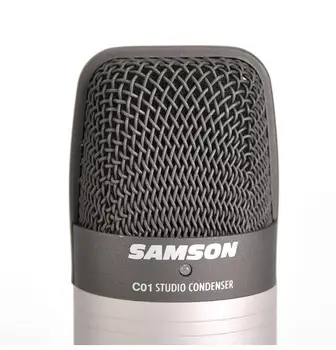 Pôvodné SAMSON C01 Kondenzátorových Mikrofónov pre nahrávanie spev, akustické nástroje a bubon bez prípade, balík