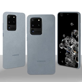 Pôvodné Samsung Alcantara Ochranný Kryt Telefónu Samsung Galaxy S20 Plus S20 Ultra S20 Kožené Luxusný Premium Telefón Prípade