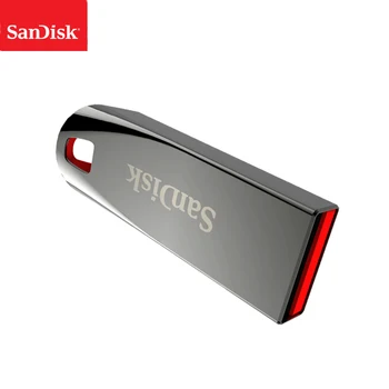 Pôvodné Sandisk CRUZER SILY CZ71 USB2.0 FLASH DISK 64 GB 32 GB, 16 GB mini Pero, Disky PenDrives Podporu Úradné Overenie