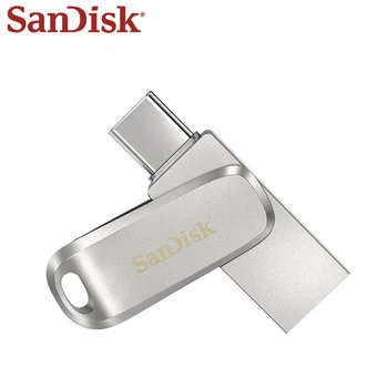 Pôvodné SanDisk Ultra Luxusný USB 3.1 Typ C Dual kl ' úč 512 gb diskom 256 GB 128 GB 64 GB 32 GB Kov Typu Flash Disk Pre Prenosné/Telefón