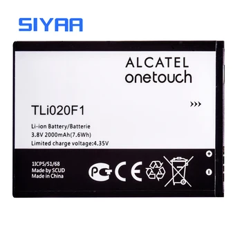 Pôvodné SIYAA TLI020F1 Batérie Pre TCL J720T J726T Alcatel One Touch Pop 2 5042D C7 7040 SZ-7040 SZ-7040D Li-ion Batéria 2000mA