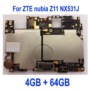 Pôvodné Testované doske Pre ZTE nubia Z11 NX531J doske doske karty poplatok čipsetom flex kábel časti , 4GB + 64GB