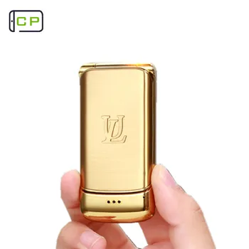 Pôvodné Ulcool V9 Luxusný Telefón, Super Mini Flip Mobilný Telefón S 1.54 palcový FM MP3 Bluetooth Komunikátor Anti-stratený Mobilný Telefón