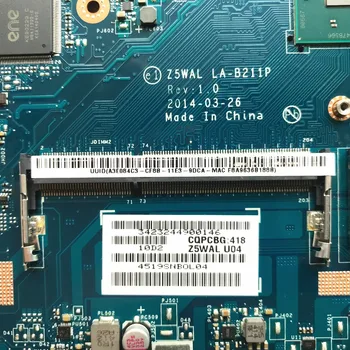 Pôvodný Pre Acer E5-511 Notebook Doske NBMPL11001 NB.MPL11.001 S SR1W3 N2930u Z5WAL LA-B211P MB Testované Rýchlu Loď