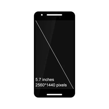 Pôvodný Pre Huawei Google Nexus 6P LCD Displej Dotykový Displej Digitalizátorom. Pre Huawei Nexus 6P Obrazovke Náhradné Diely