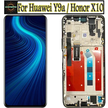 Pôvodný Pre Huawei Honor X10 LCD Displej+Dotykový Displej Digitalizátorom. Montáž Česť x10 5G LCD s Rámom Pre Huawei Y9a LCD Displej